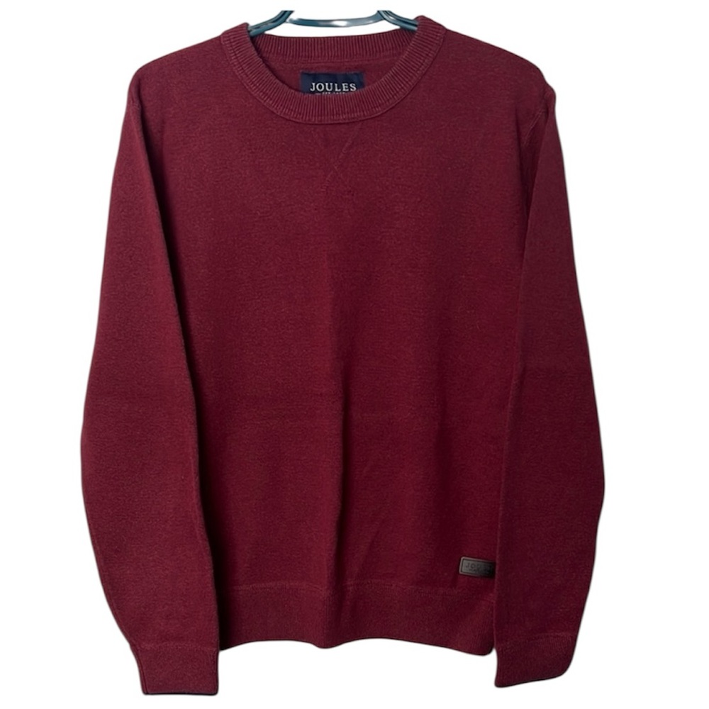 Joules Eskdale Crewneck Sweater Deep Red Men’s Large